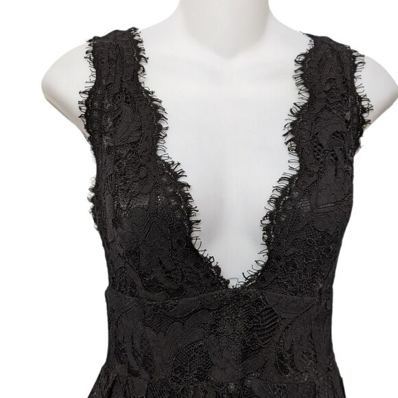 NWT LULU'S Loft Party Lace Sleeveless Midi Dress S - Picture 4 of 10